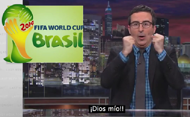 La copa mundial de furbol FIFA 2014. | John Oliver en su programa Last Week Tonight